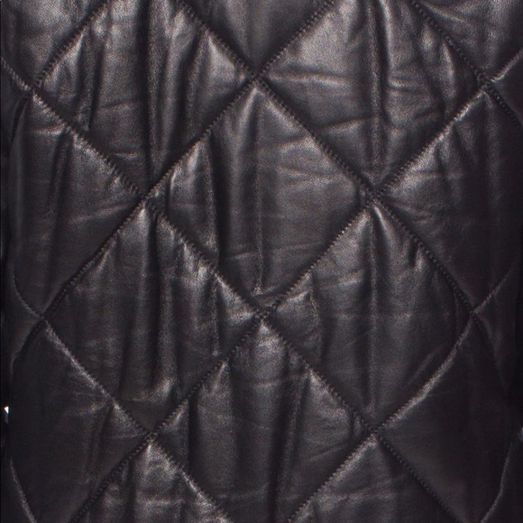 Authentic Kenzo Quilted Leather Bomber Jacket - Picture 5 of 5